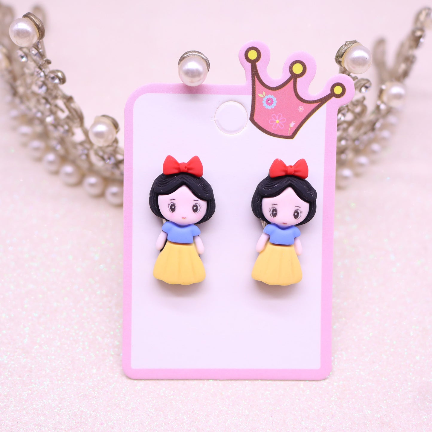 Resin cute cartoon princess ear clip (Mimimo de compra 2) MYA-MuM007