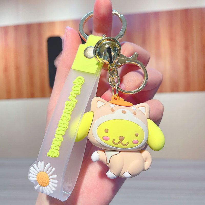 PVC cute transformation keychain MIC-JinG021