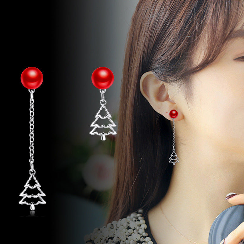 Alloy Drop Oil Santa Claus Earrings (Minimo de Compra 2)  MIC-YingH010