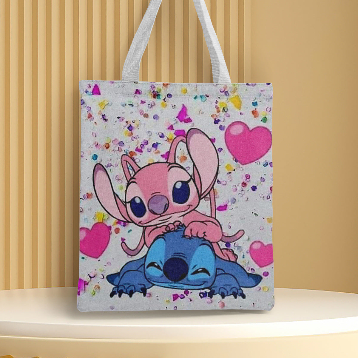 Polyester cartoon printed canvas bag (Minimo de Compra 2) MYA-QB001