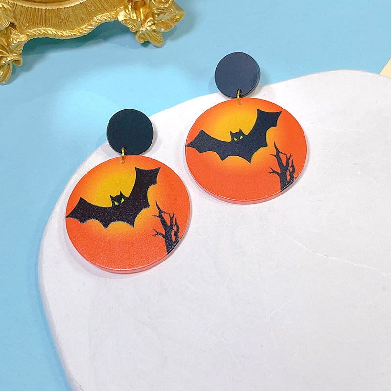 Acrylic New Halloween Collection Earrings PinH018