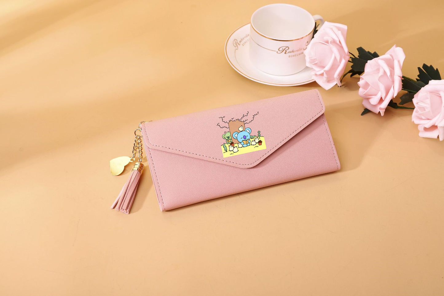 PU cartoon cute card bag tassel wallet MIC-XingY010