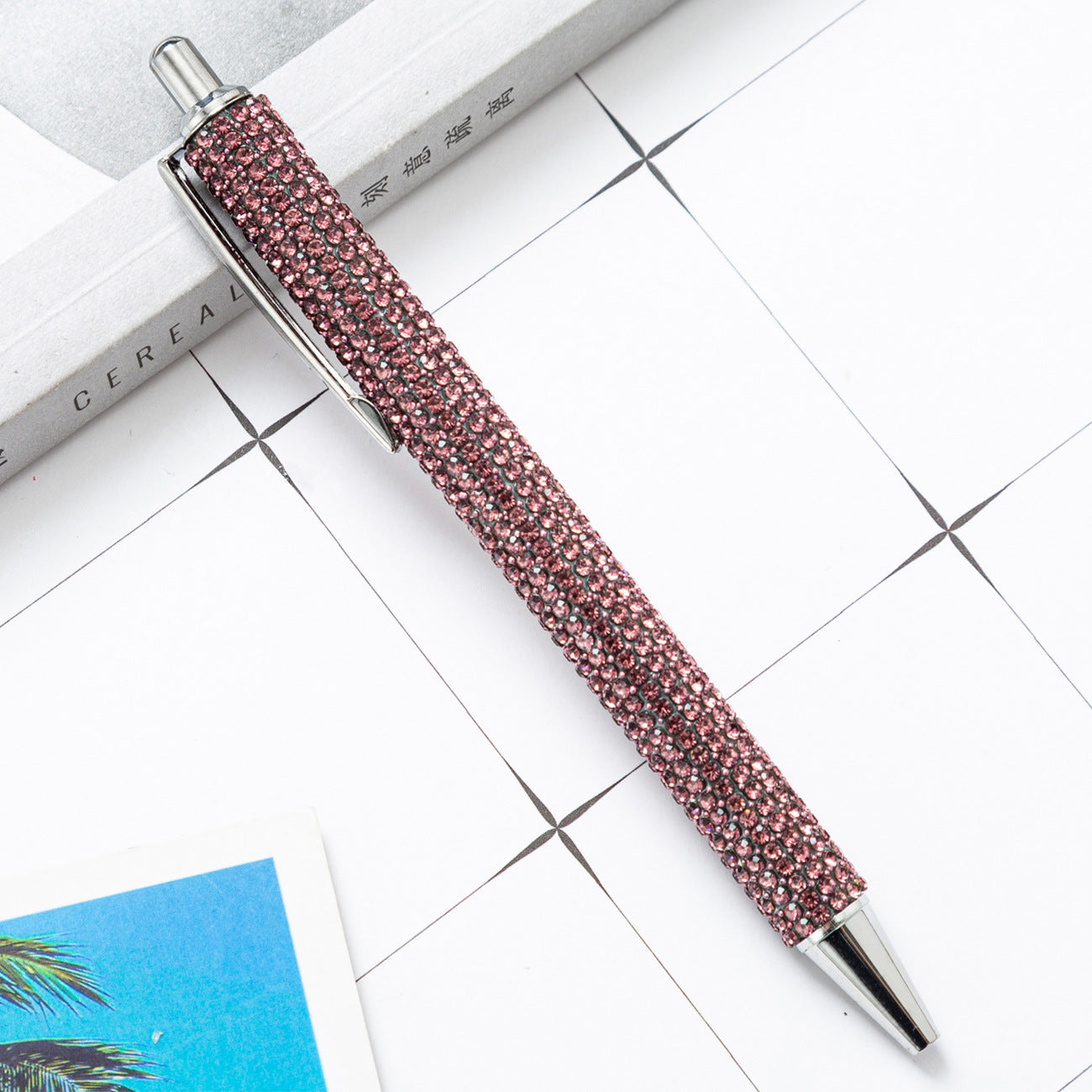 Metal Rhinestone Ballpoint Pen Huah021