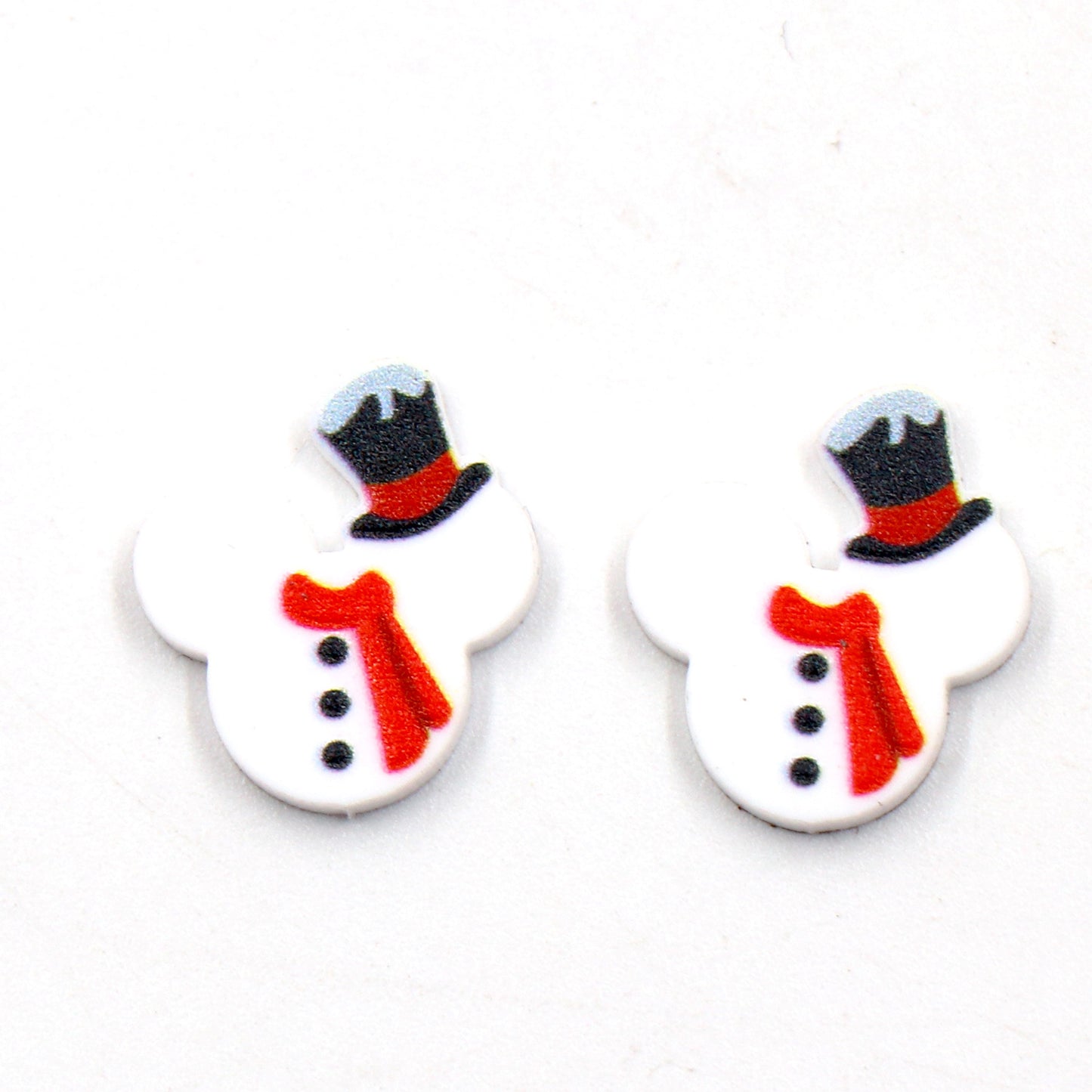 Acrylic Christmas Hat Earrings (Minimo de compra 5) MYA-XiaoY062