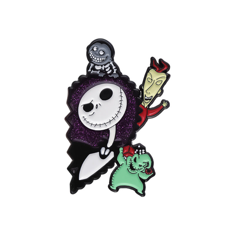 Alloy Halloween cartoon style brooch MIC-ZhuoB010