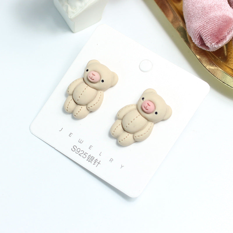 Acrylic cute cartoon earrings  (Minimo de Compra 2) MYA-PingH031