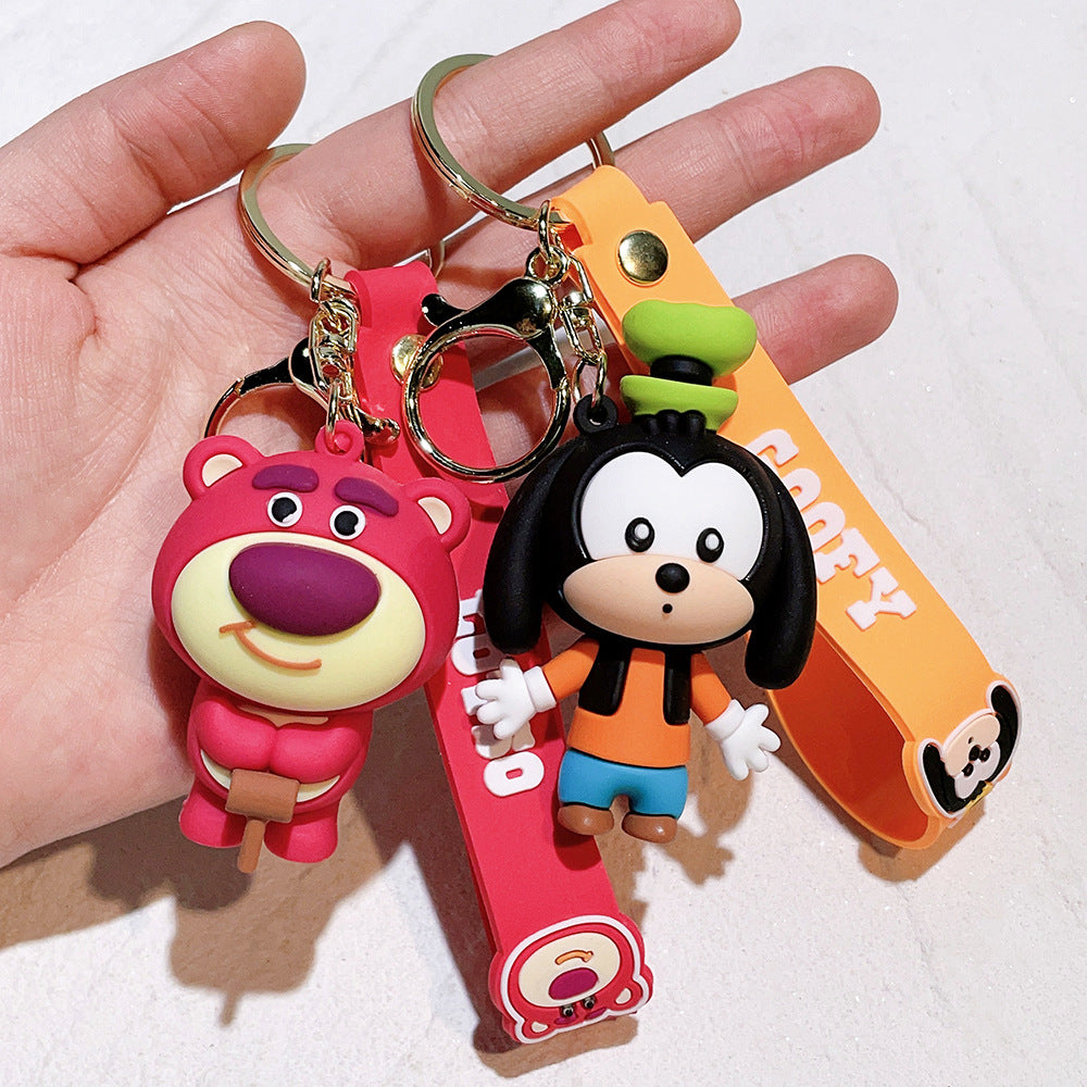 PVC cartoon cute pet cute keychain MIC-QiC036