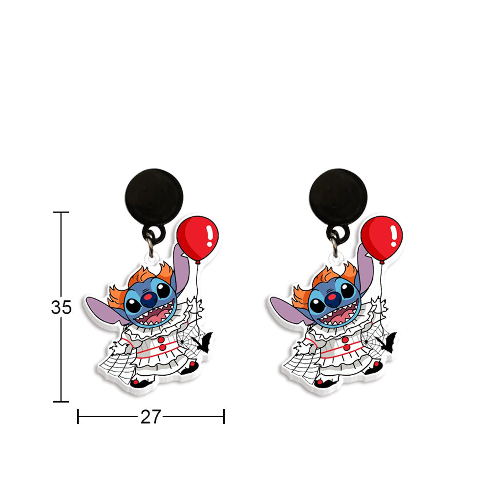 Alloy cartoon cute earrings (Minimo de Compra 2) MYA-ZhaoH001