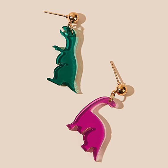 Acrylic cute animal dinosaur earrings (Minimo de Compra 2) MIC-YunXi006