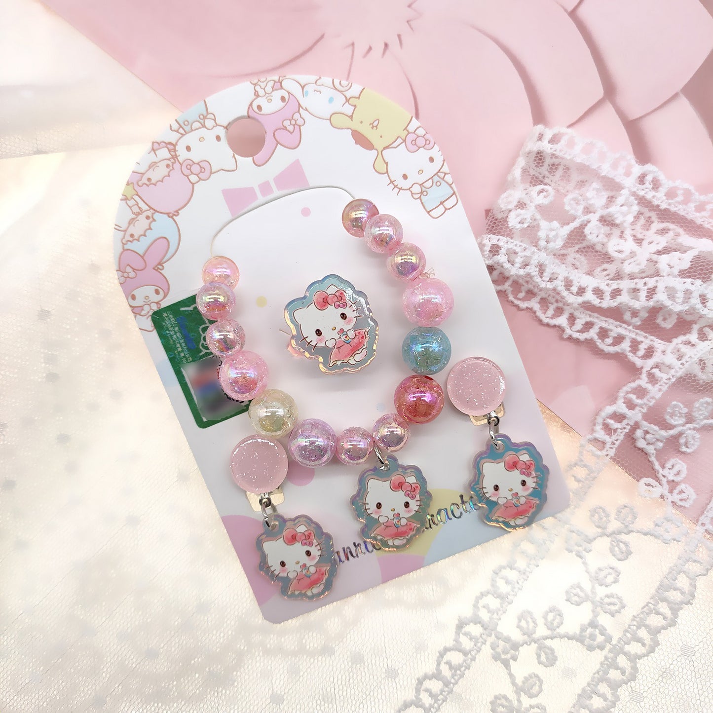 Silicone cute cartoon bracelet ear clip (Minimo de compra 10)  MIC-LangK015