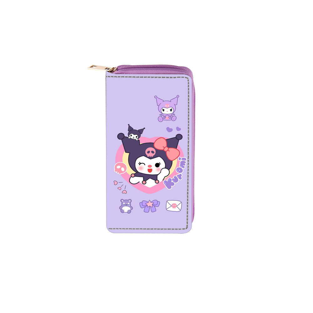 PU long cartoon zipper wallet (Minimo de compra 3) MIC-Dengx008