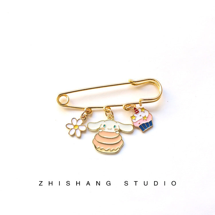 Alloy cartoon cute Japanese brooch (Minimo de Compra 2) MIC-ShangS017