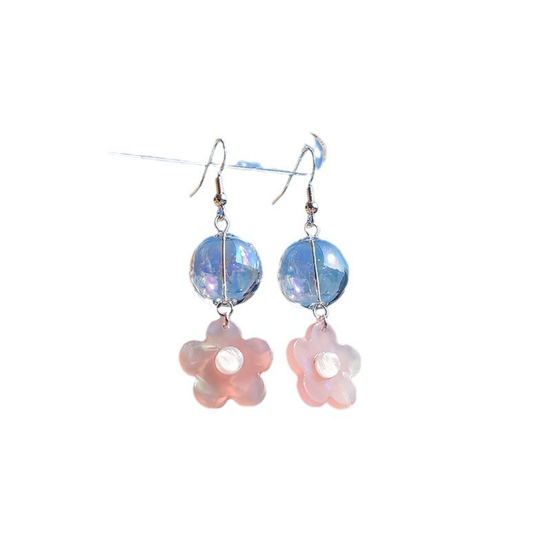 Alloy macaron pink earrings (Minimo de Compra 5) MIC-JiuY062