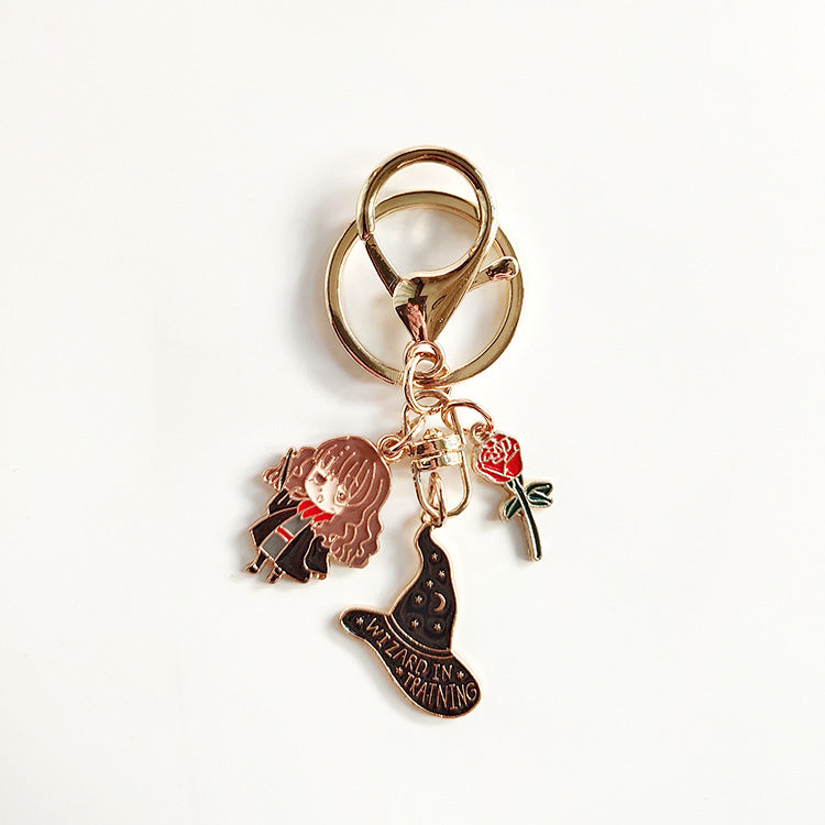 Keychain Metal Cute Cartoon Ornament Minimo de compra 2 (M) QiChen003