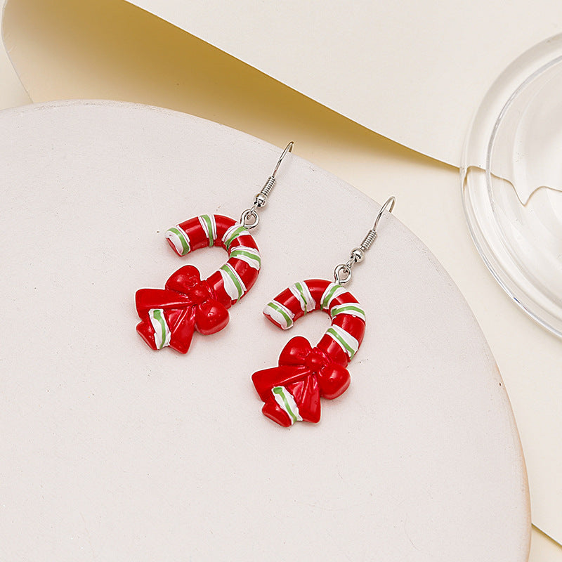 Alloy Christmas series earrings (Minimo de Compra 2) MIC-MDD078