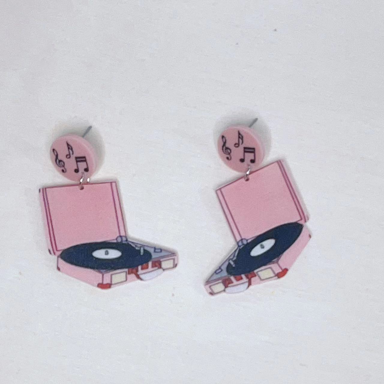 Acrylic talisman fun earrings (Minimo de Compra 2) MIC-JiuT017