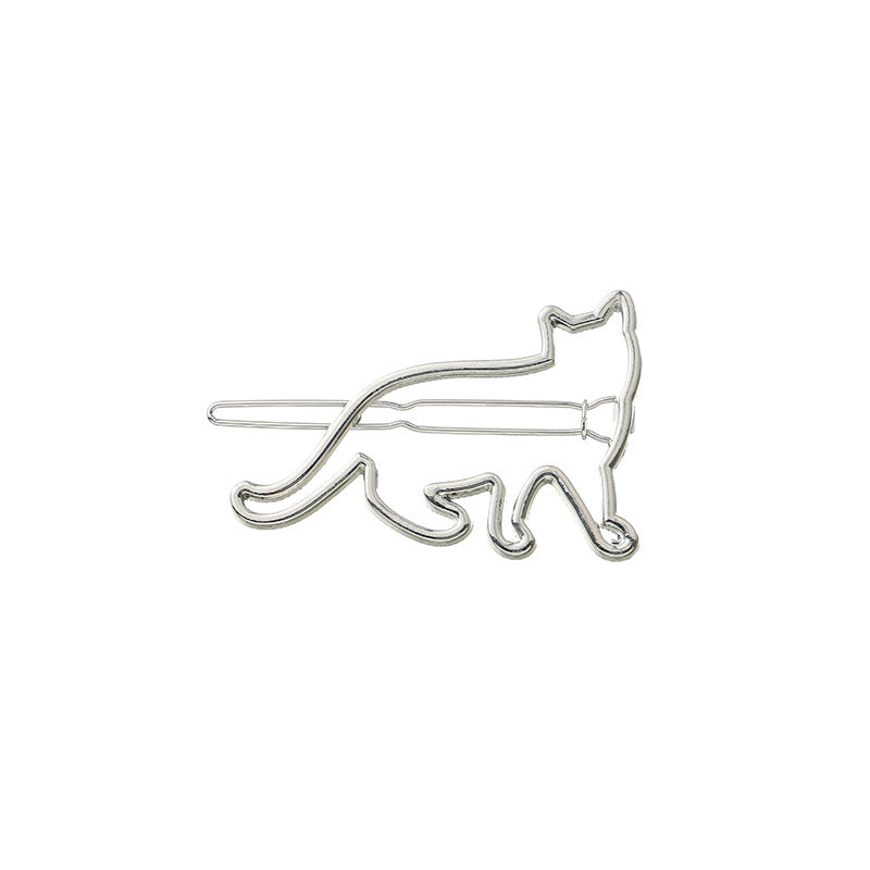 Alloy Cute Cat One Line Hair Clip (Minimo de compra 2) MYA-YunX003