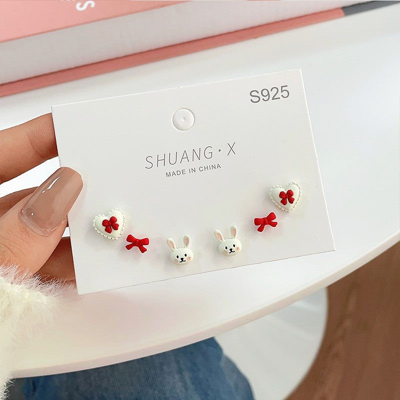 Acrylic Flower Butterfly Knot Earrings (Minimo de Compra 2) MIC-ShuangX029