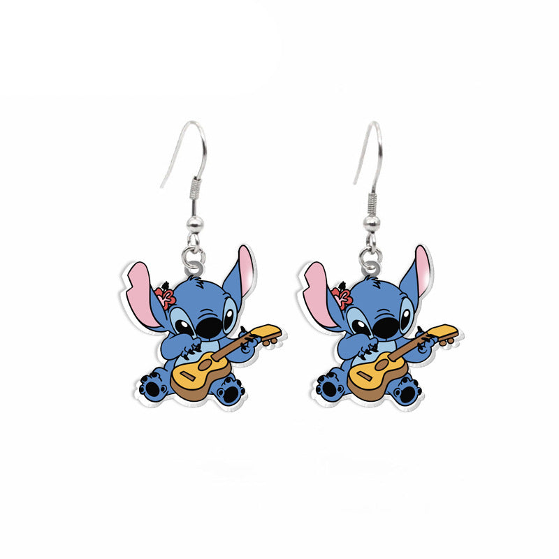 Alloy cartoon cute earrings (Minimo de Compra 2) MIC-ZhaoH002