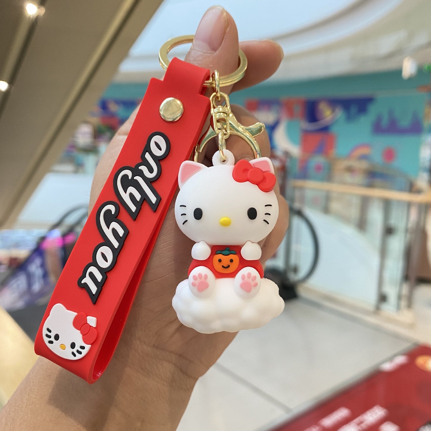 PVC cartoon cute pet cute keychain MYA-PengY046