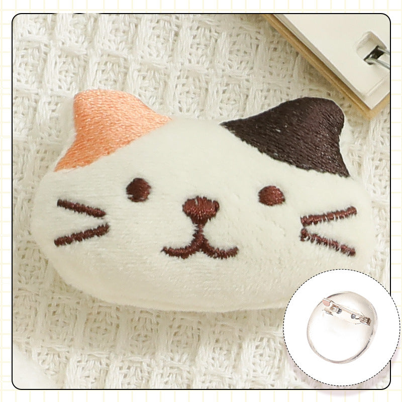 Plush cartoon cute brooch MYA-ZhanY005