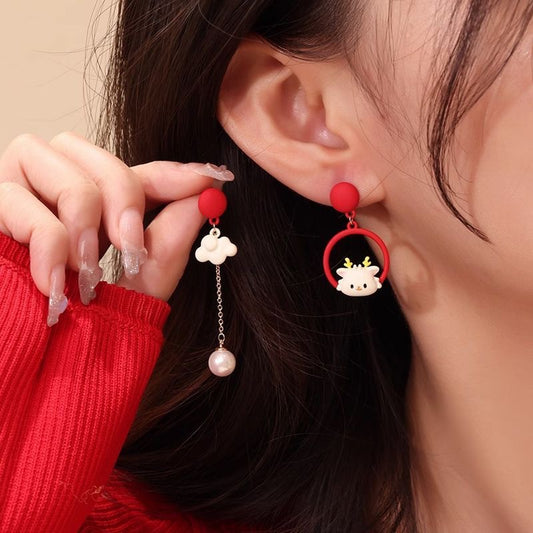 Alloy Xiangyun Cartoon Earrings MIC-FanY006