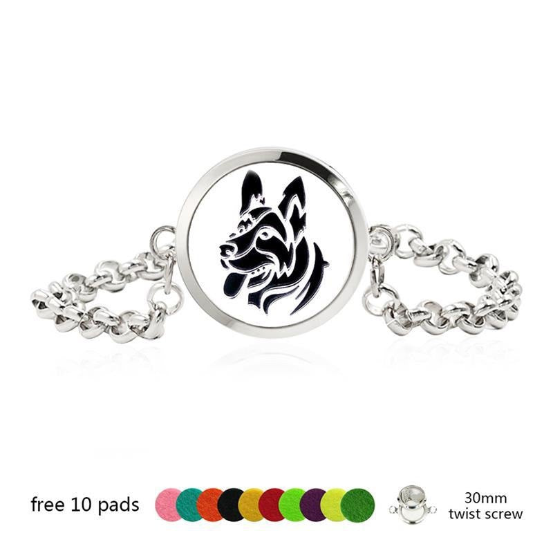 Bracelet Stainless steel aromatherapy cartoon bracelet AOXI002