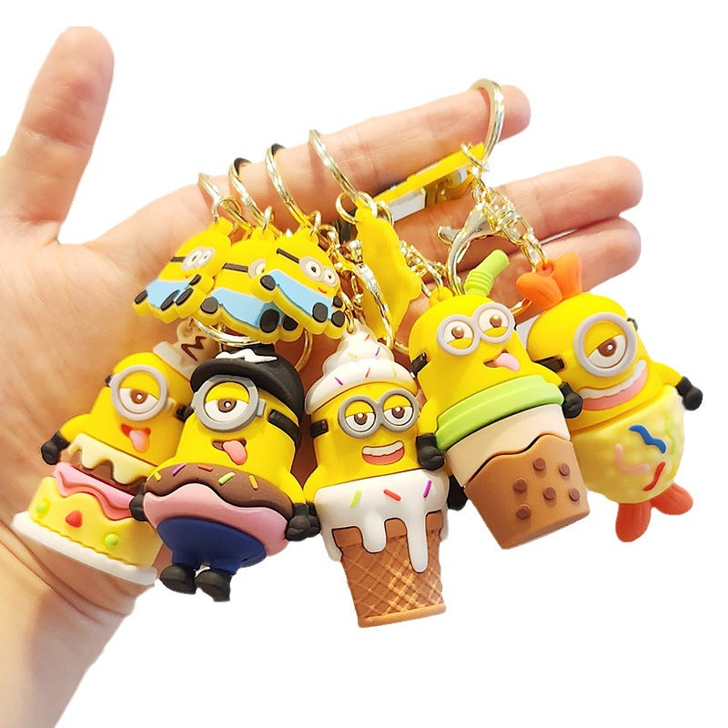 PVC New Style Little Yellow Person Keychain MIC-ZhuoJ006