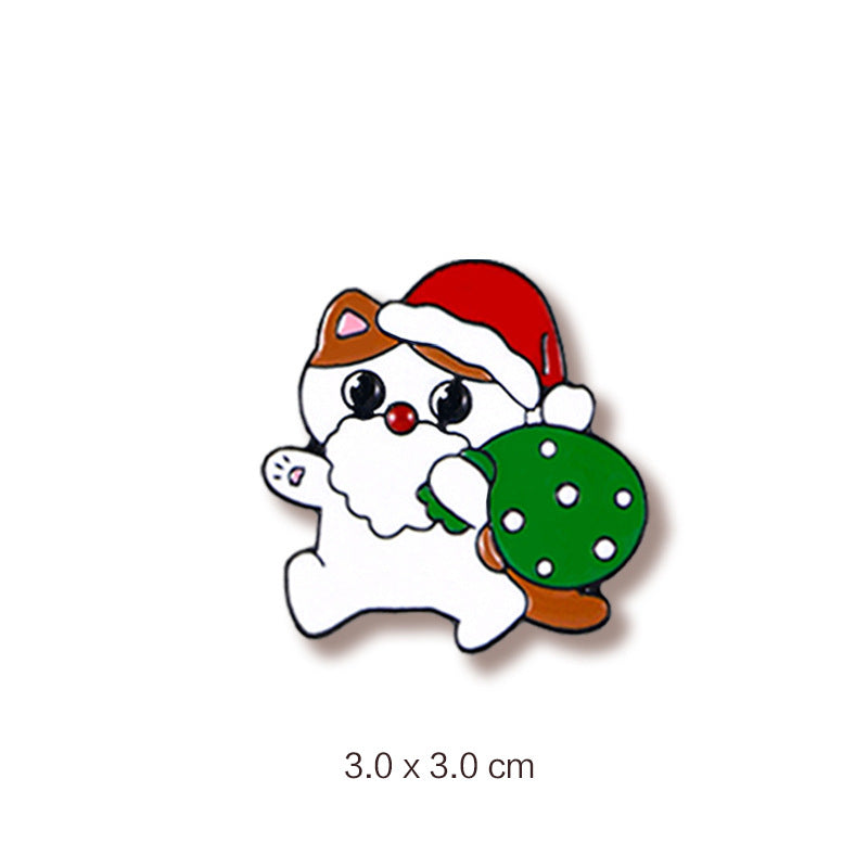 Alloy Cat Christmas Series brooch (Minimo de Compra 2) MIC-WeiD002