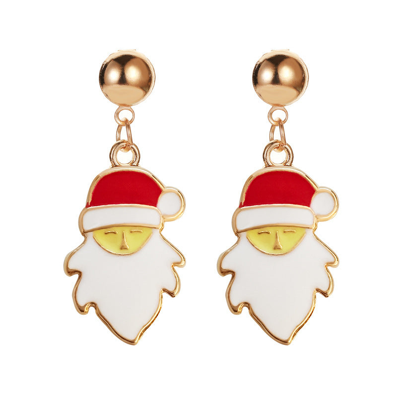 Alloy Christmas Snow Pumpkin Earrings (Minimo de Compra 2) MIC-MiaoY089