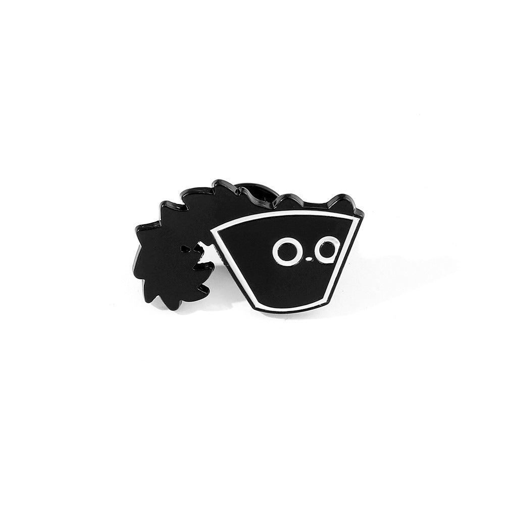 Alloy black kitten brooch (Minimo de Compra 2) MIC-ZhuoL019