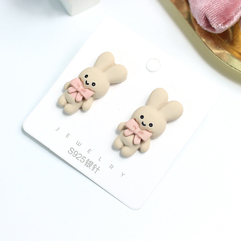 Acrylic cute cartoon earrings  (Minimo de Compra 2) MYA-PingH031