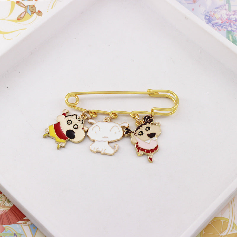 Alloy cartoon crayon small new brooch (Minimo de compra 2) MIC-QiC032