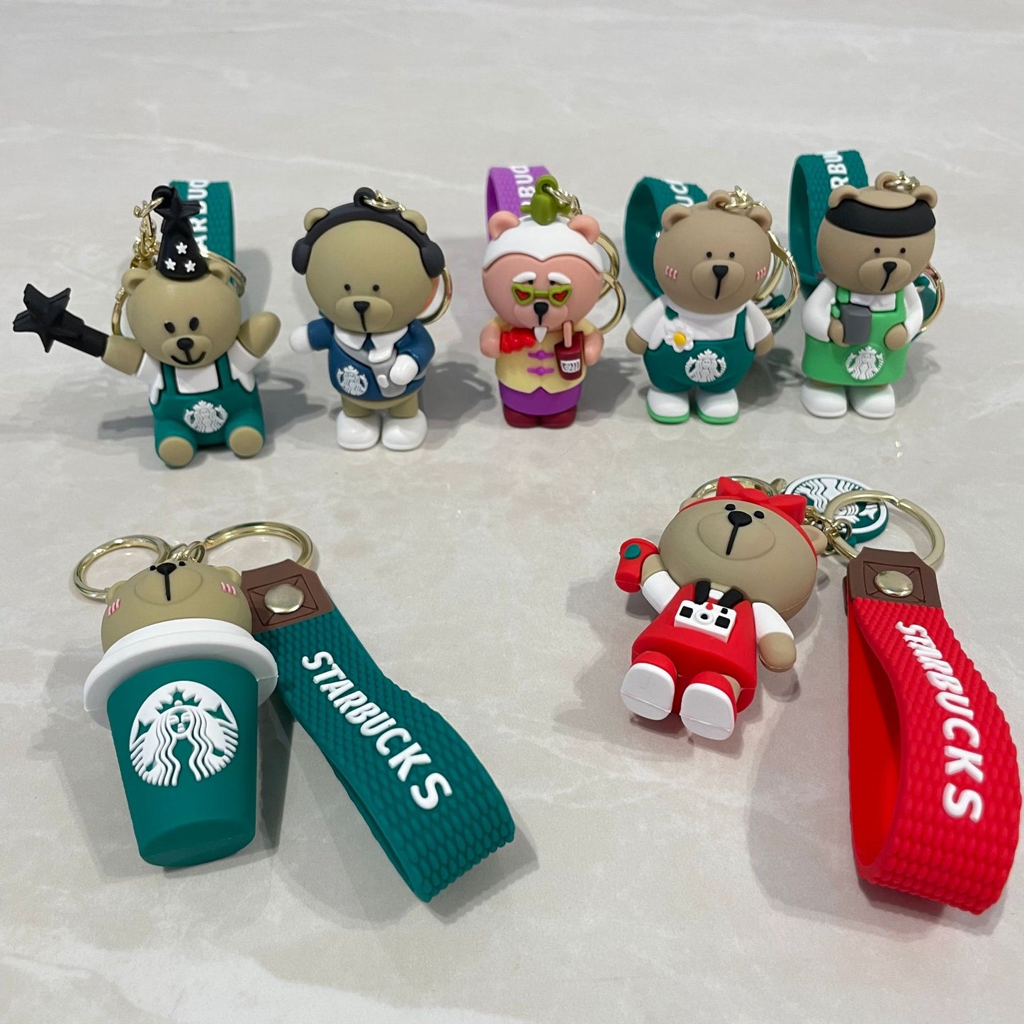 PVC New Starbucks Milk Tea Cup Keychain MIC-YaoP025