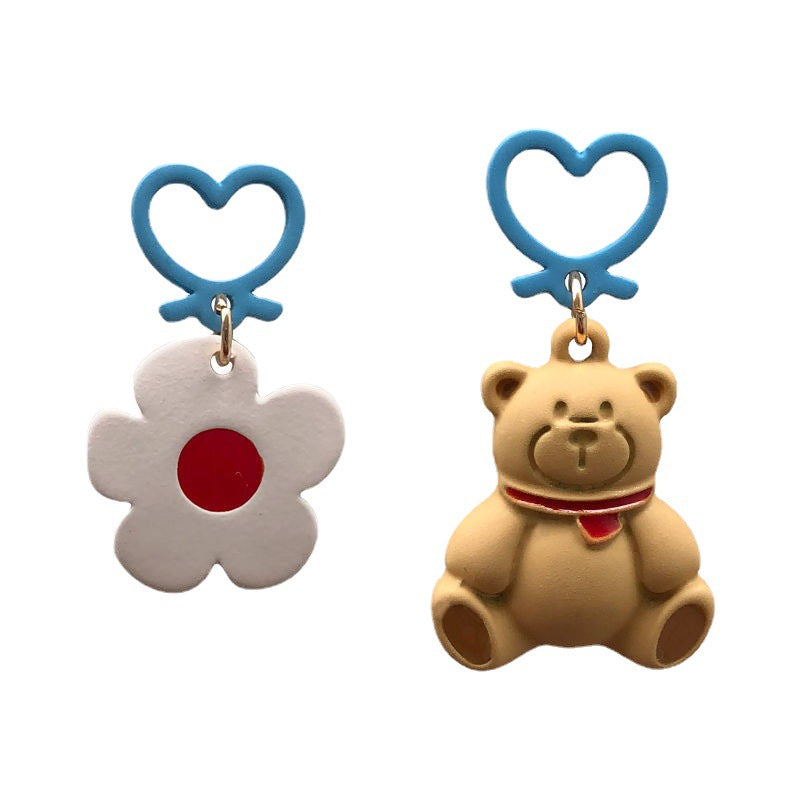 Alloy cartoon bear earrings MIC-XiM013