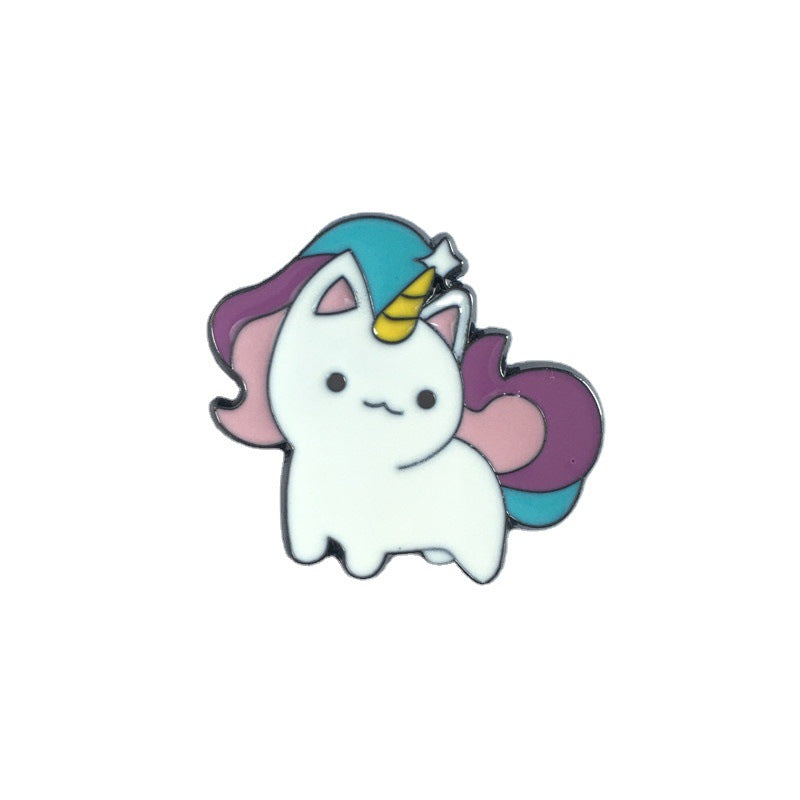 Alloy cute unicorn mermaid brooch (Minimo de Compra 2)  MIC-ChenR007