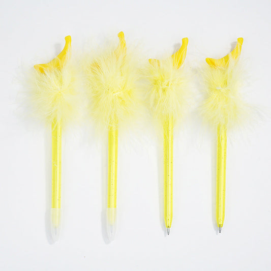 Banana Plush Metal Ballpoint Pen Baon003