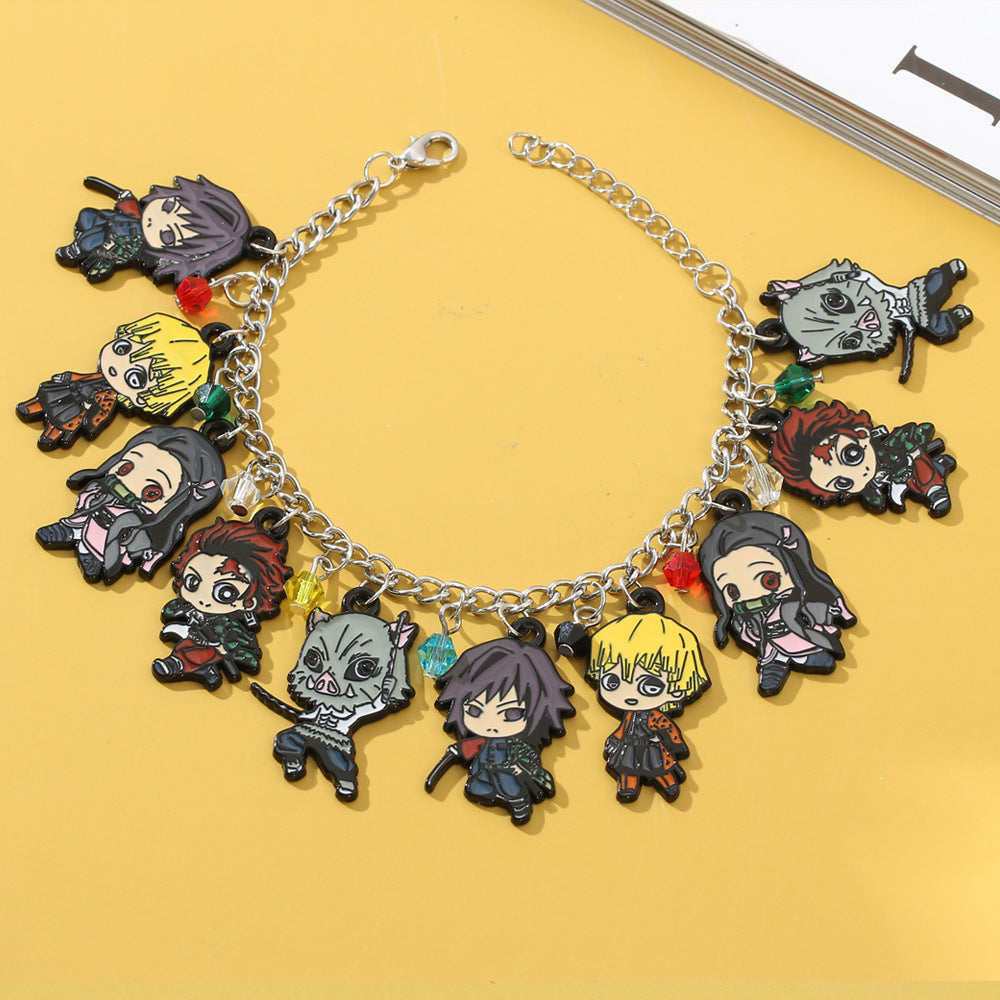 Cartoon Alloy Yellow Villain Bracelet Minimo de compra 5 MYA-ShaoH007