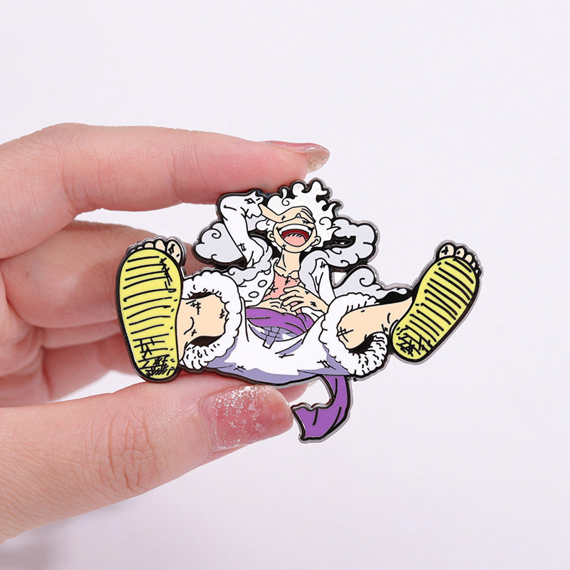 Alloy new pirate brooch MIC-QiH008