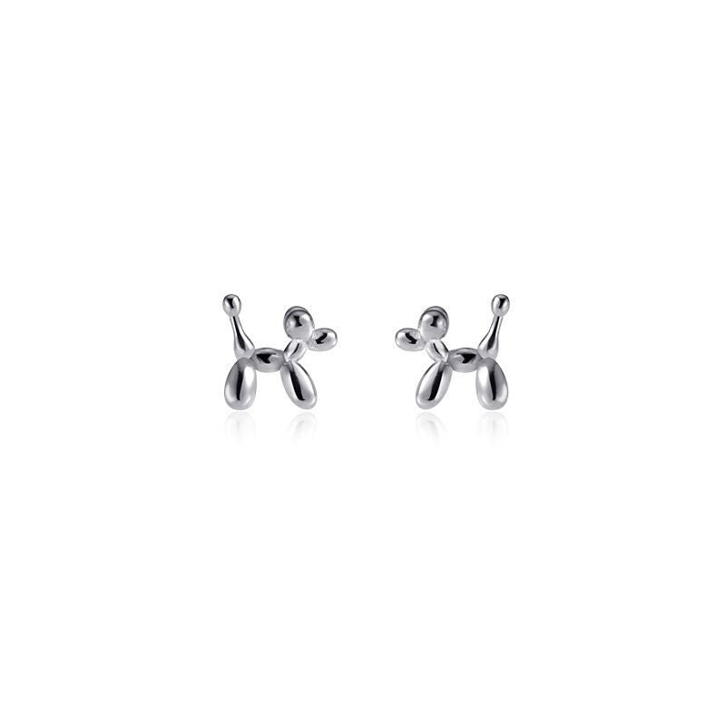 Alloy balloon dog earrings (Minimo de compra 2)  MIC-KSN003