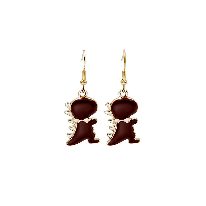 Alloy animal fried egg earrings MIC-MDD007