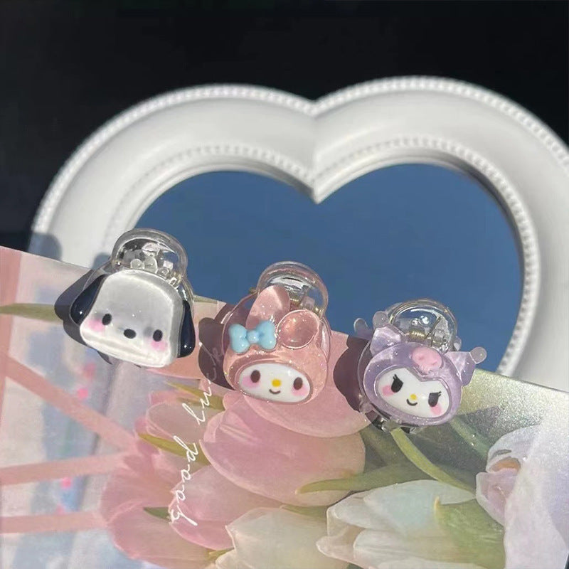 Acrylic cute cartoon hairpin Minimo de compra 3 MIC-LanX004