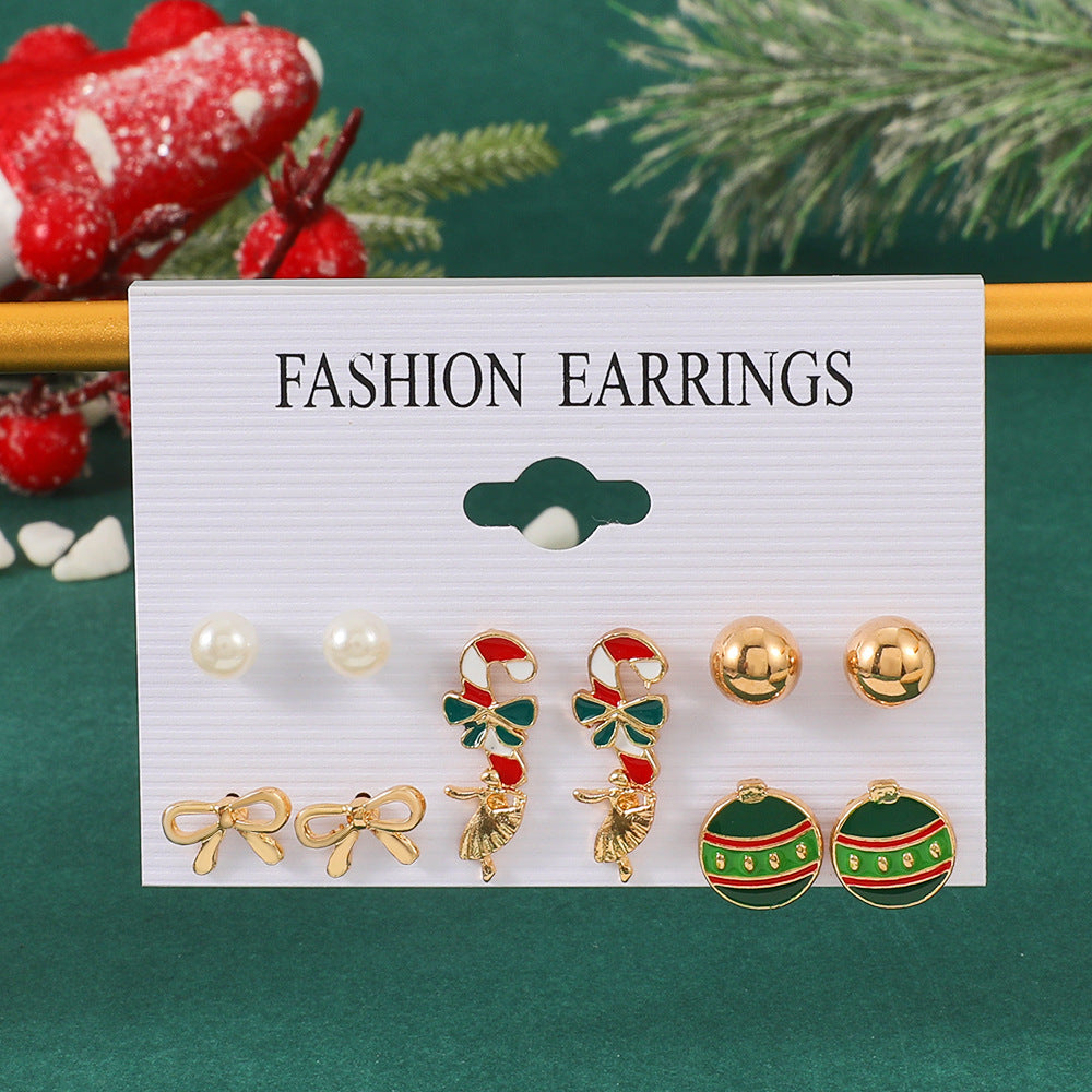 Alloy Deer Crutch Earrings (Minimo de Compra 2) MIC-MiaoY095