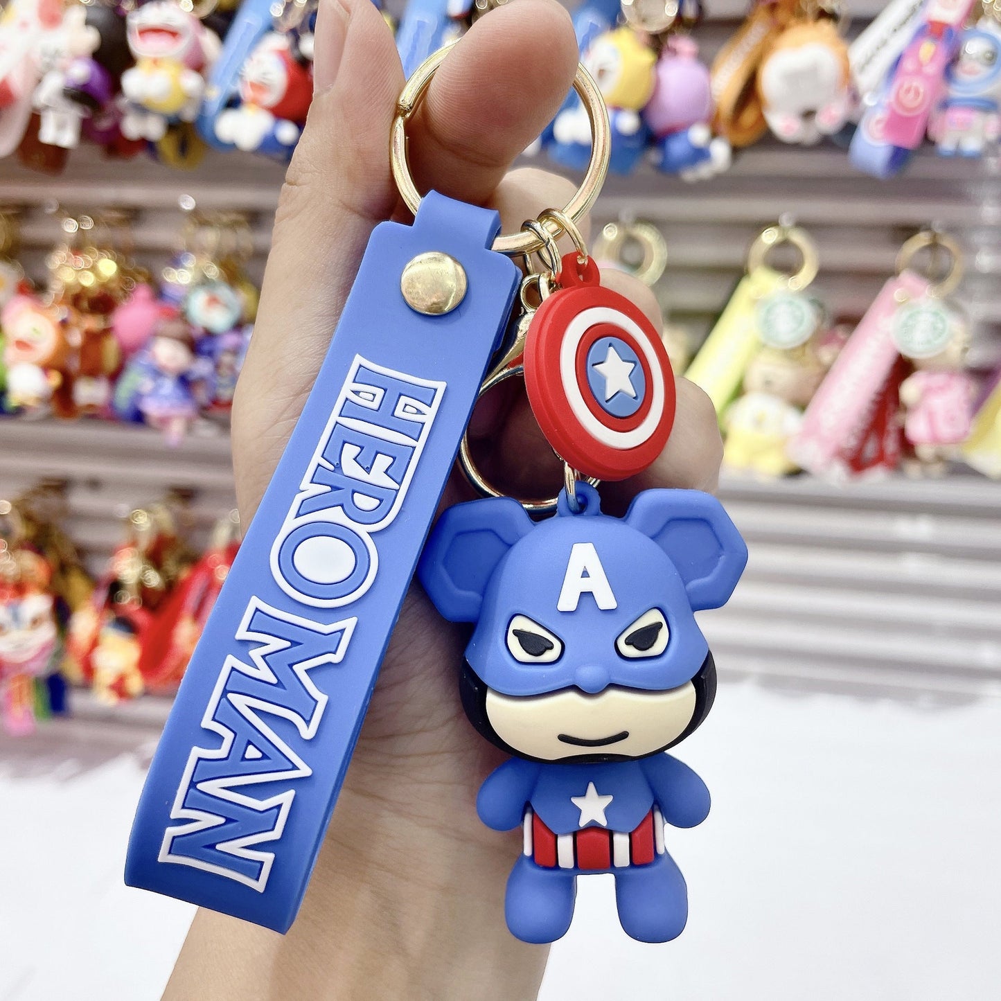 PVC new violence bear cartoon keychain (Minimo de compra 2）MIC-JuS011