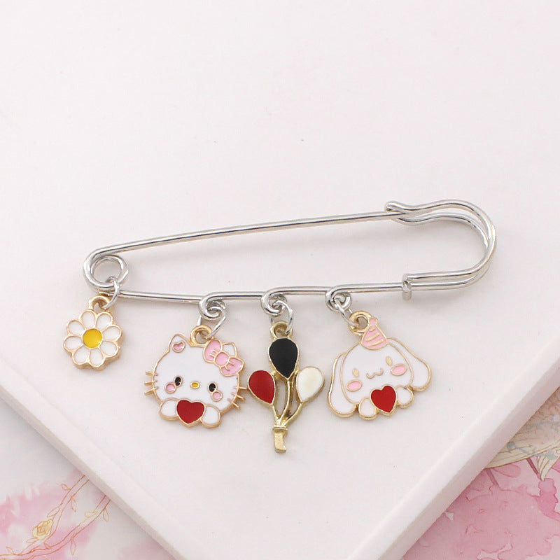 Alloy cartoon animal brooch (Minimo de compra 2) MIC-LiY018