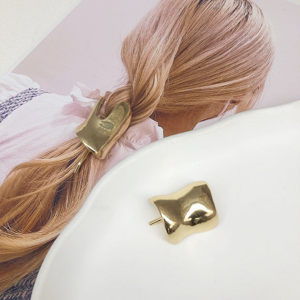 Alloy metal hair clip (Minimo de Compra 2) MYA-MiY001