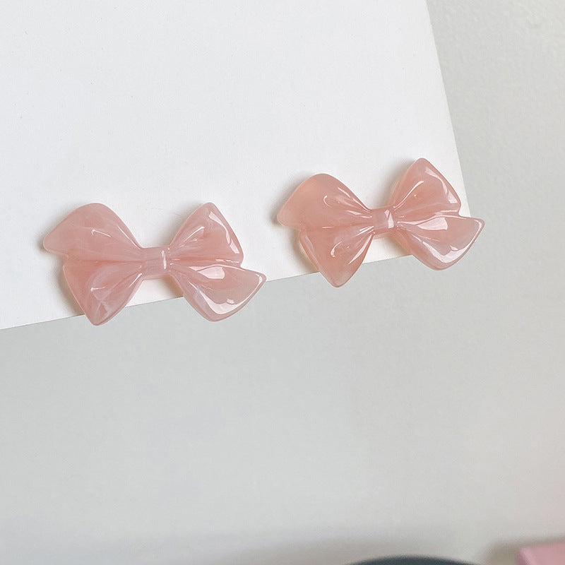 Alloy bow fresh casual earrings (Minimo de compra 2) MYA-LuoN020