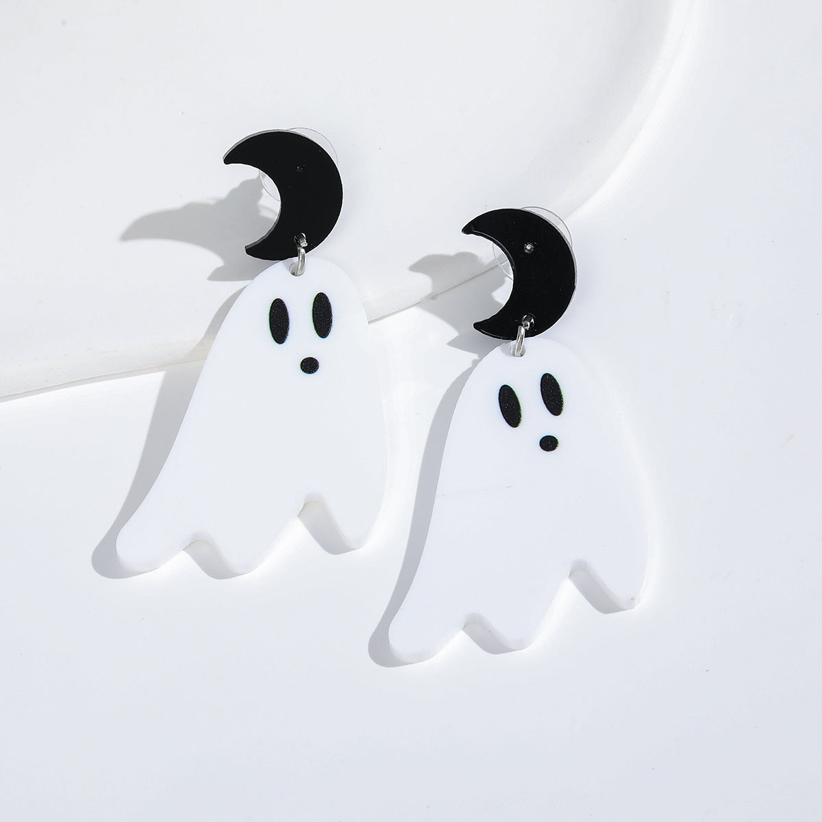 Acrylic Halloween Ghost Earrings (Minimo de compra 2) MIC-AnD011