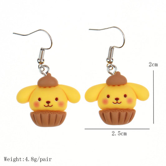 Cupcake earrings US-NiQ009