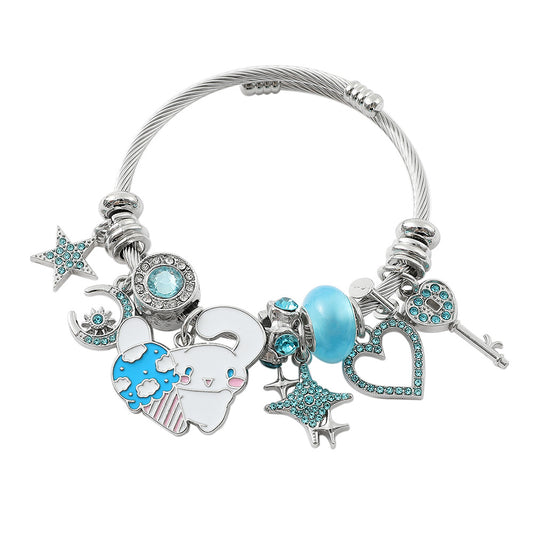 Alloy Cartoon Little White Rabbit Love Bracelet (Minimo de Compra 5) MYA-ZhuoX031